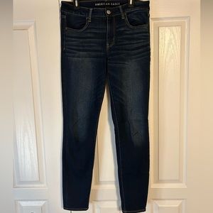 American eagle dark wash jeggings